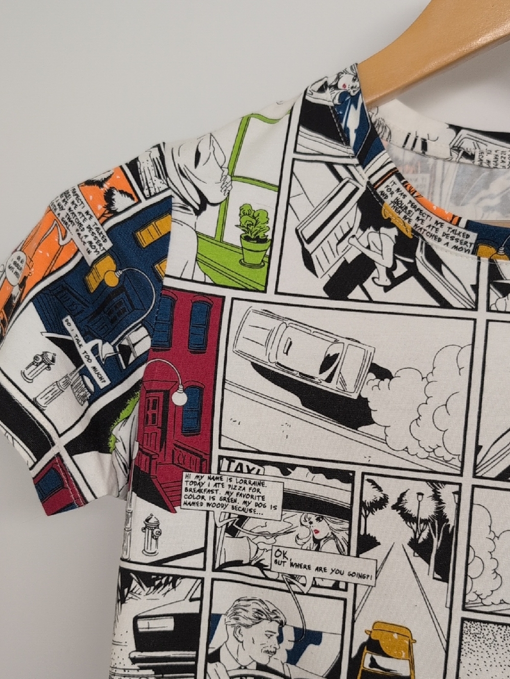 H&M COMIC BOOK T SHIRT SIZE SMALL - Picture 3 of 5